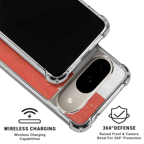 Singapore Flag Distressed Google Pixel 10 Clear Case